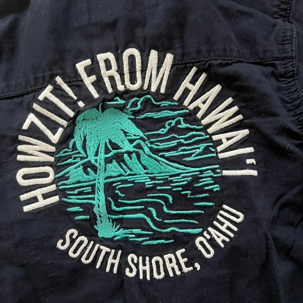 OshKosh Embroidered Hawaii Surfer Button Down